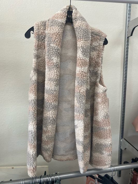 Beige/Gray Studio 1886 Vest Women's