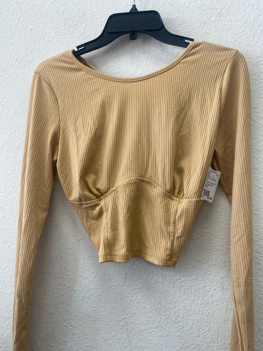 Gold Just Polly NEW Long Sleeve Shirt Women's