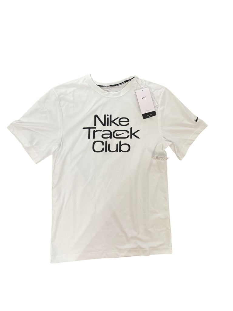 White Nike Short Sleeve Shirt Men's