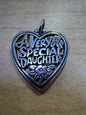 James Avery STERLING SILVER A Very Special Daughter HEART CHARM
