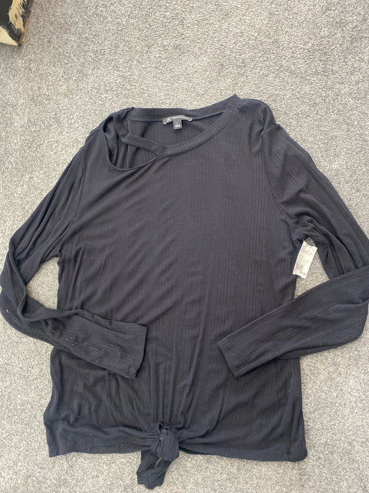 Black INC International Concepts Long Sleeve Shirt Women's Large