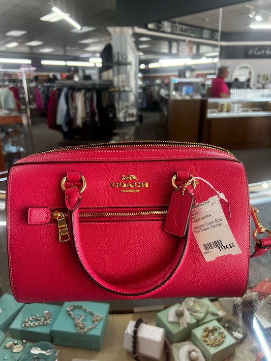 Designer Coach Bold Pink Crossbody