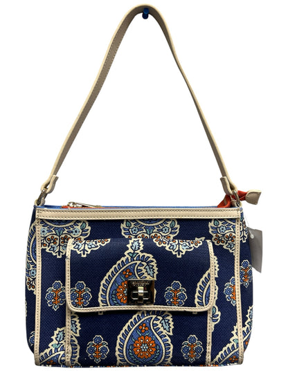 Fashion SPARTINA Navy Blue Print Handbag