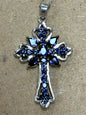Sterling Iolite Pendant & Chain New JTV