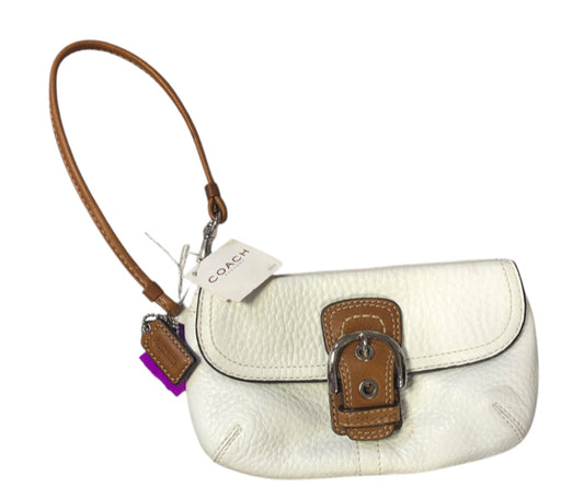 NEW Designer White Coach Wristlet