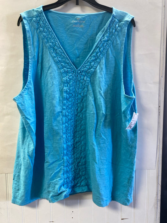 Blue Talbots Tank Women's