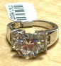 Sterling Silver CZ Ring Size 8