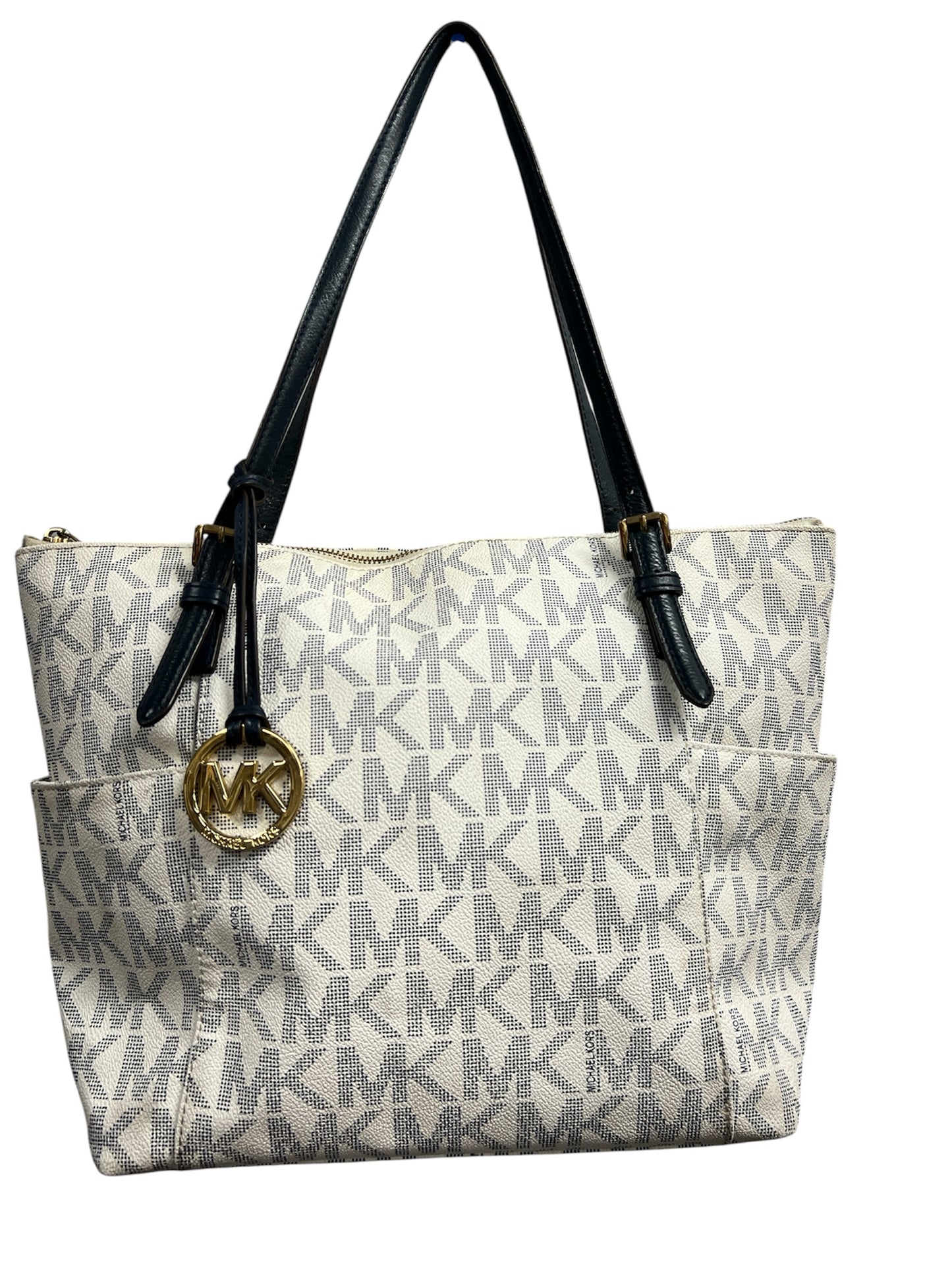 Designer Michael Kors Navy/White Handbag