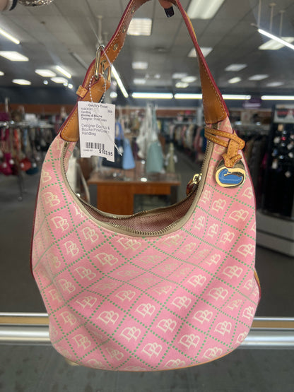 Designer Dooney & Bourke Pink/Green Handbag