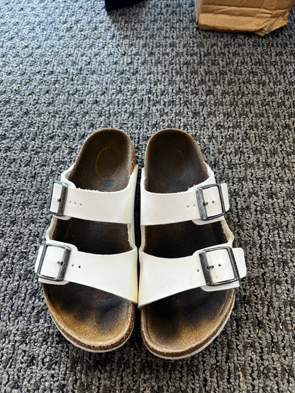 White Birkenstock Sandals Girls
