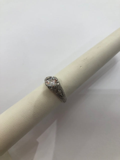 Sterling Silver CZ Ring Size 9