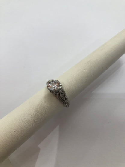 Sterling Silver CZ Ring Size 9