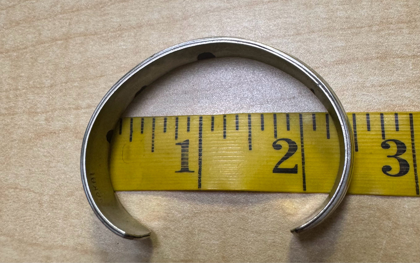 Navajo Bracelet Silver Inlaid Turquoise Cuff Signed NAKAI C.80's Peyote Birds