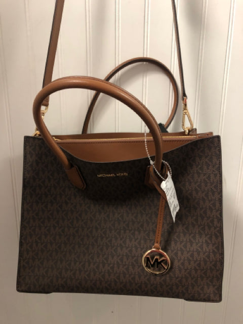 Designer Michael Kors Dark Brown Handbag