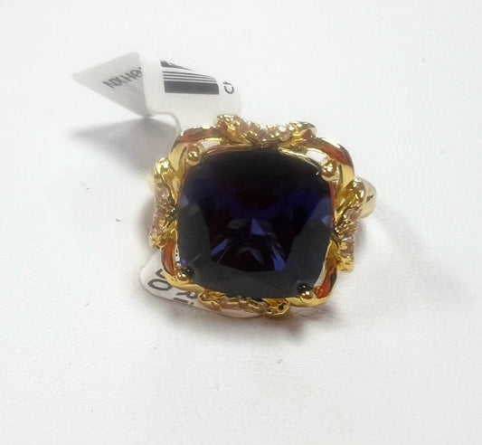 Gold Over Sterling Ring SIze 9 New w/ Tags JTV