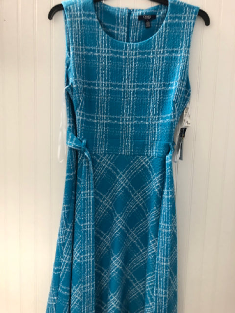 Blue Plaid Chaps NEW Dress Women's