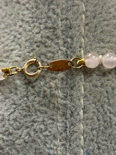 Load image into Gallery viewer, Zoe B 14K Gold Rose Quartz &amp; Freshwater Pearl Cluster