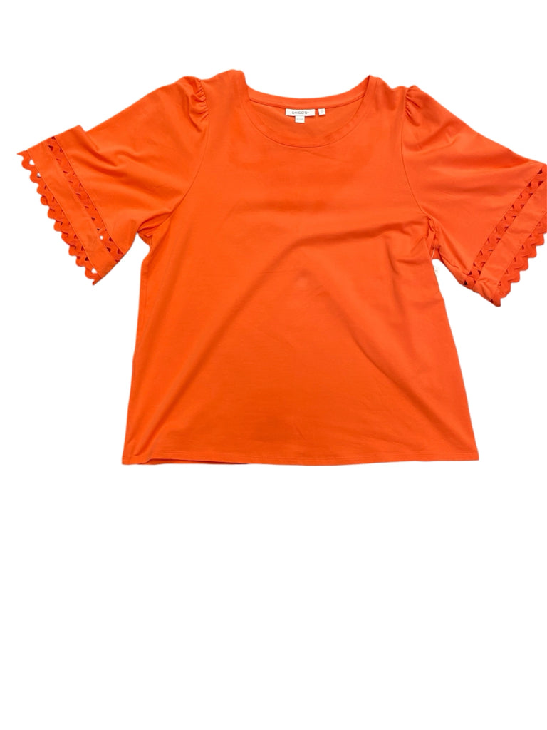 Orange Chico's Short Sleeve Shirt Women's