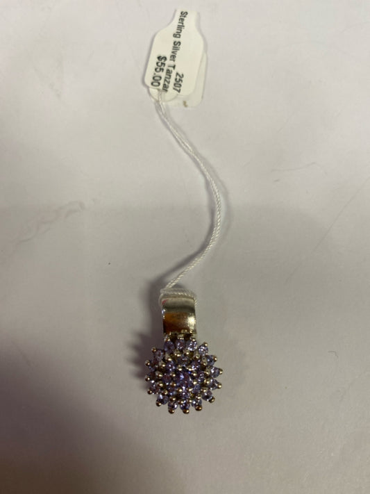 Sterling Silver Tanzanite Pendant