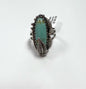 Carol Felley Sterling Silver Turquoise Ring Size 7.75