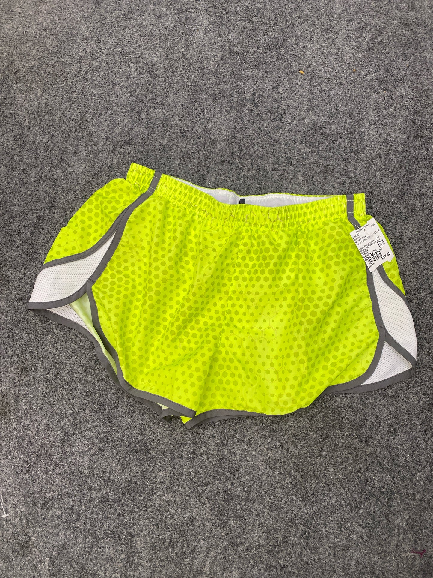 Neon Yellow Under Armour Shorts ACTIVE Women's