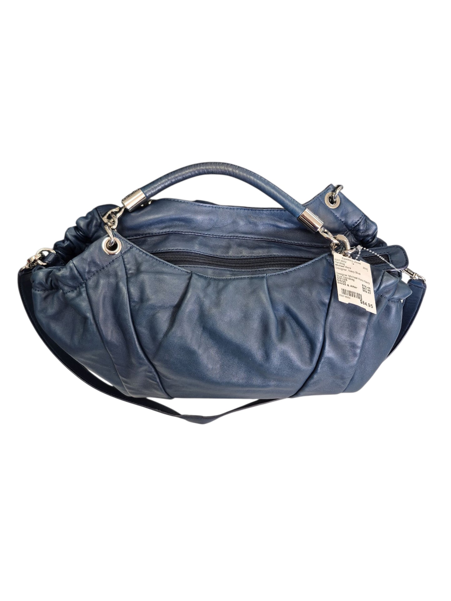 Designer Michael Kors Navy Blue Handbag