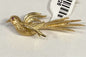 14k Yellow Gold Hummingbird Brooch Vintage Pin Antique 1.59" x .62