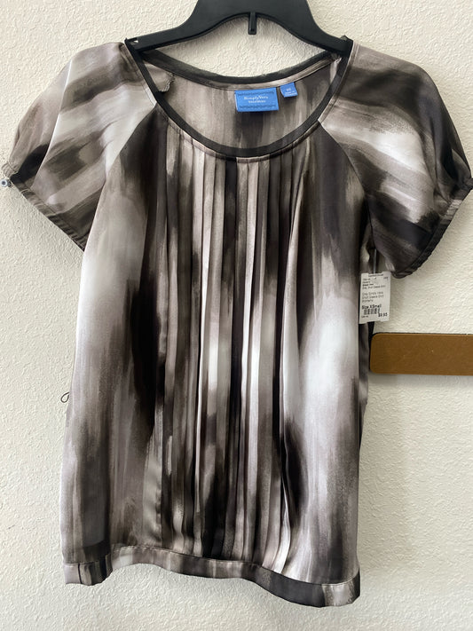 Gray Simply Vera Short Sleeve Shirt Women's