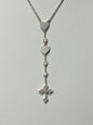 Sterling Silver CZ Necklace JTV New