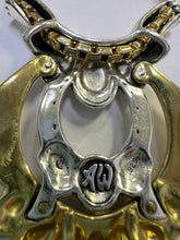 Load image into Gallery viewer, American West Carolyn Pollock Mother of Pearl Sterling 925 &amp; Brass Necklace