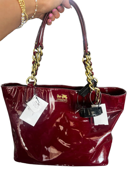Designer NEW Coach Burgundy Handbag