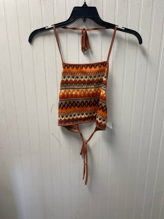 Brown/Orange SHEIN Tank Women's