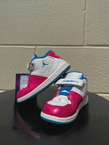 pink, white & blue Jordan Shoes Girls