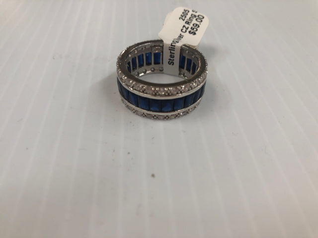 2 PC Sterling Silver Wedding Set Size 9