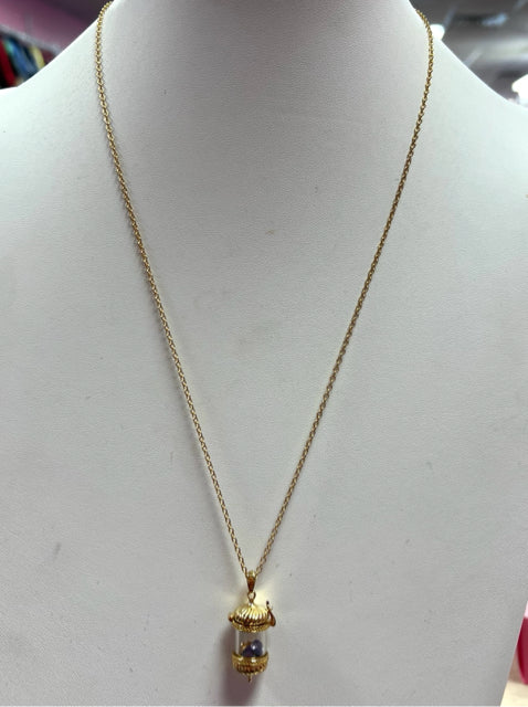 Gold Over Sterling Silver Gemstone Adj Necklace & Pendant New w/ Tags JTV