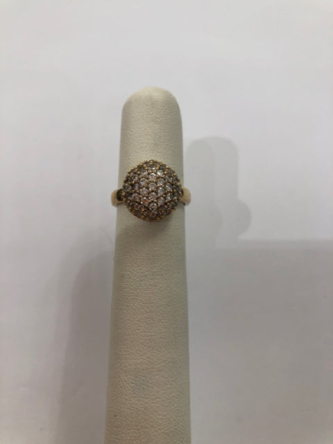 Gold Over Sterling Silver Ring Size 5