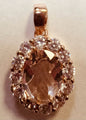 Stauer Rose Over Sterling Pendant