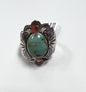 Carol Felley Sterling Silver Turquoise Ring Size 9