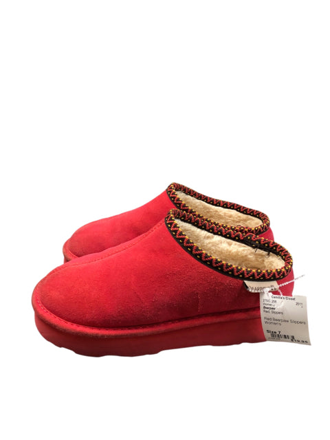 Red Bearpaw Slippers Women's