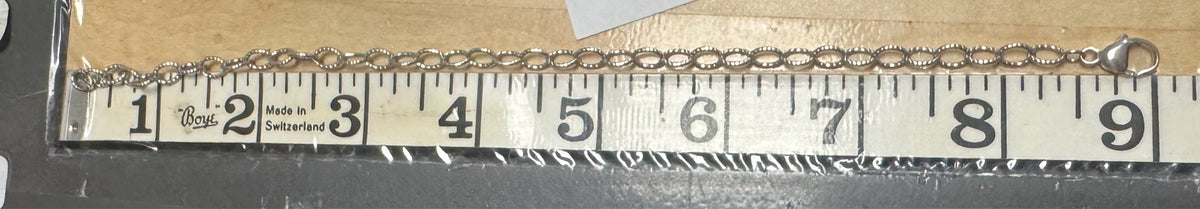 JAMES AVERY 9" 925 Sterling Silver Charm Bracelet Anklet