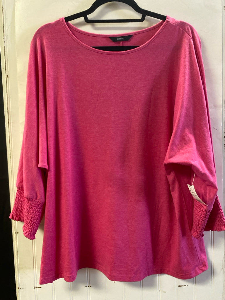 Pink Dokotoo Long Sleeve Shirt Women's