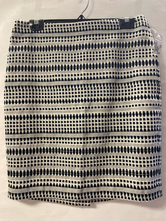 White/Black Loft Skirt NEW Women's