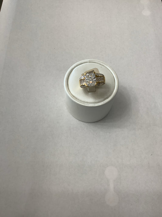 Gold Over Sterling Ring Size 8