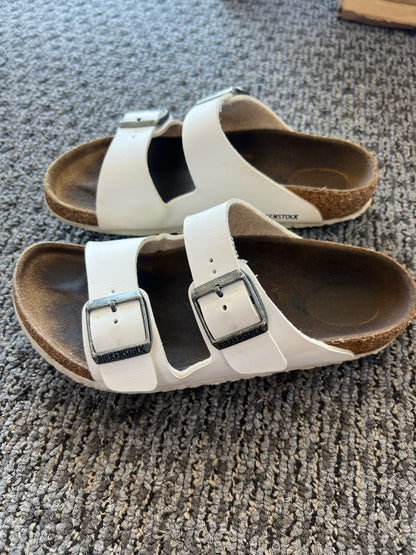 White Birkenstock Sandals Girls