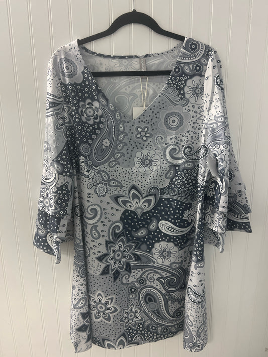 GRAY AND WHITE Noracora NEW Dress Women's
