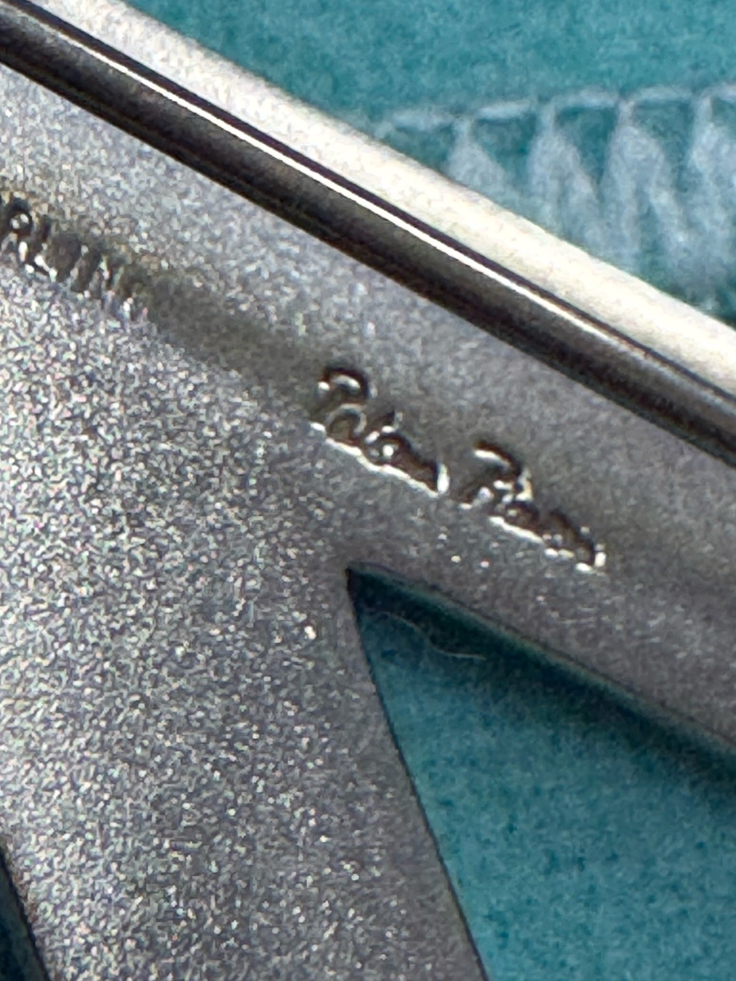 1985 Tiffany &  Co Sterling Silver Paloma Picasso Graffiti X Pin Brooch Pendant