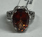 Sterling Silver Garnet Ring Size 9 New  JTV