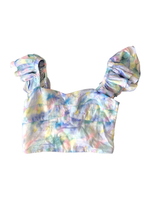 Multi-Color Cake For Dinner BOUTIQUE Short Sleeve Shirt Women's