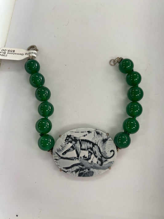 Sterling Gemstone Bracelet