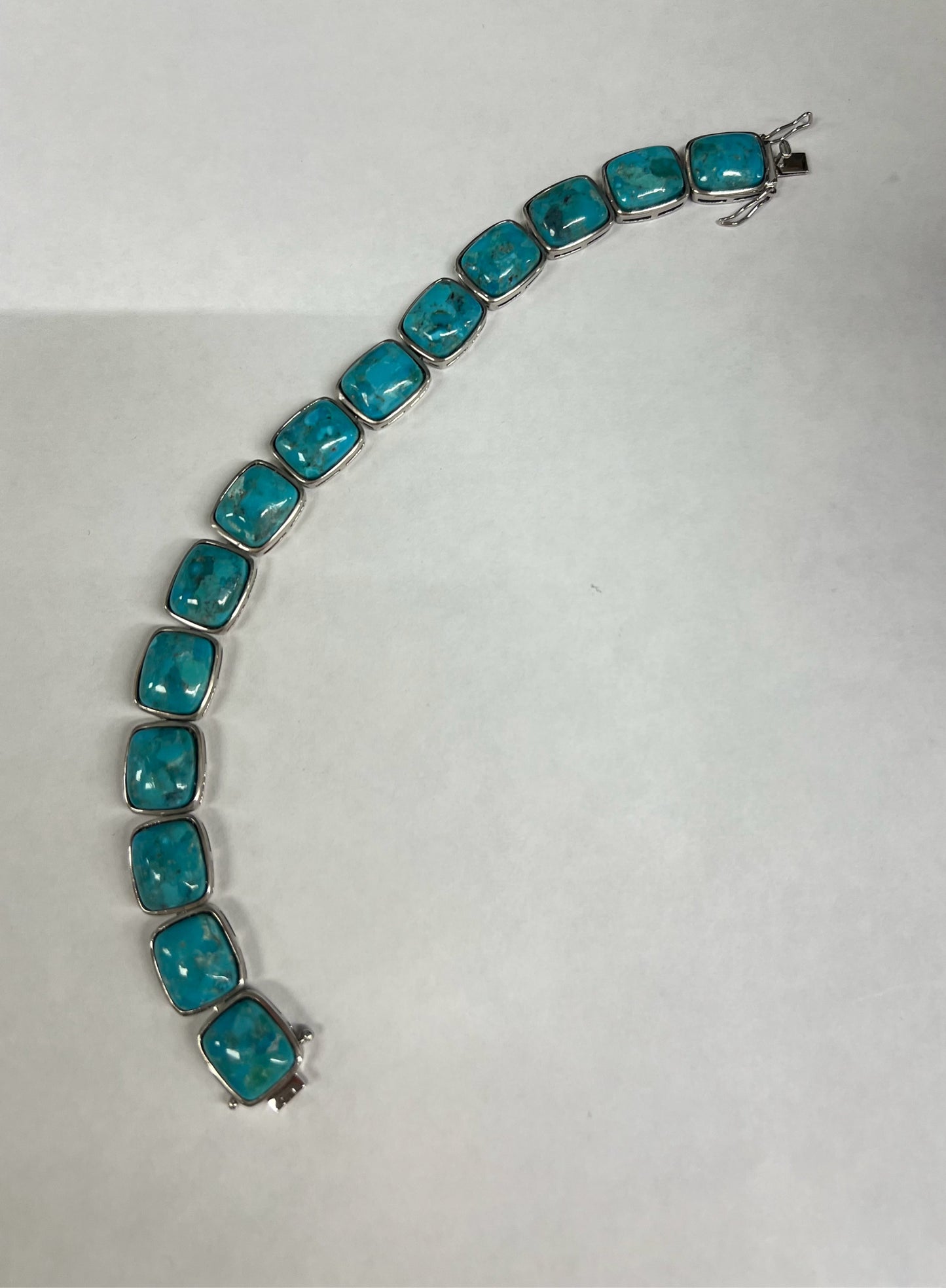 Sterling Silver Turquoise Bracelet 8" New JTV